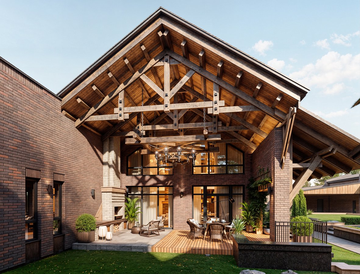 Projet architectural d'une maison individuelle en brique_3 