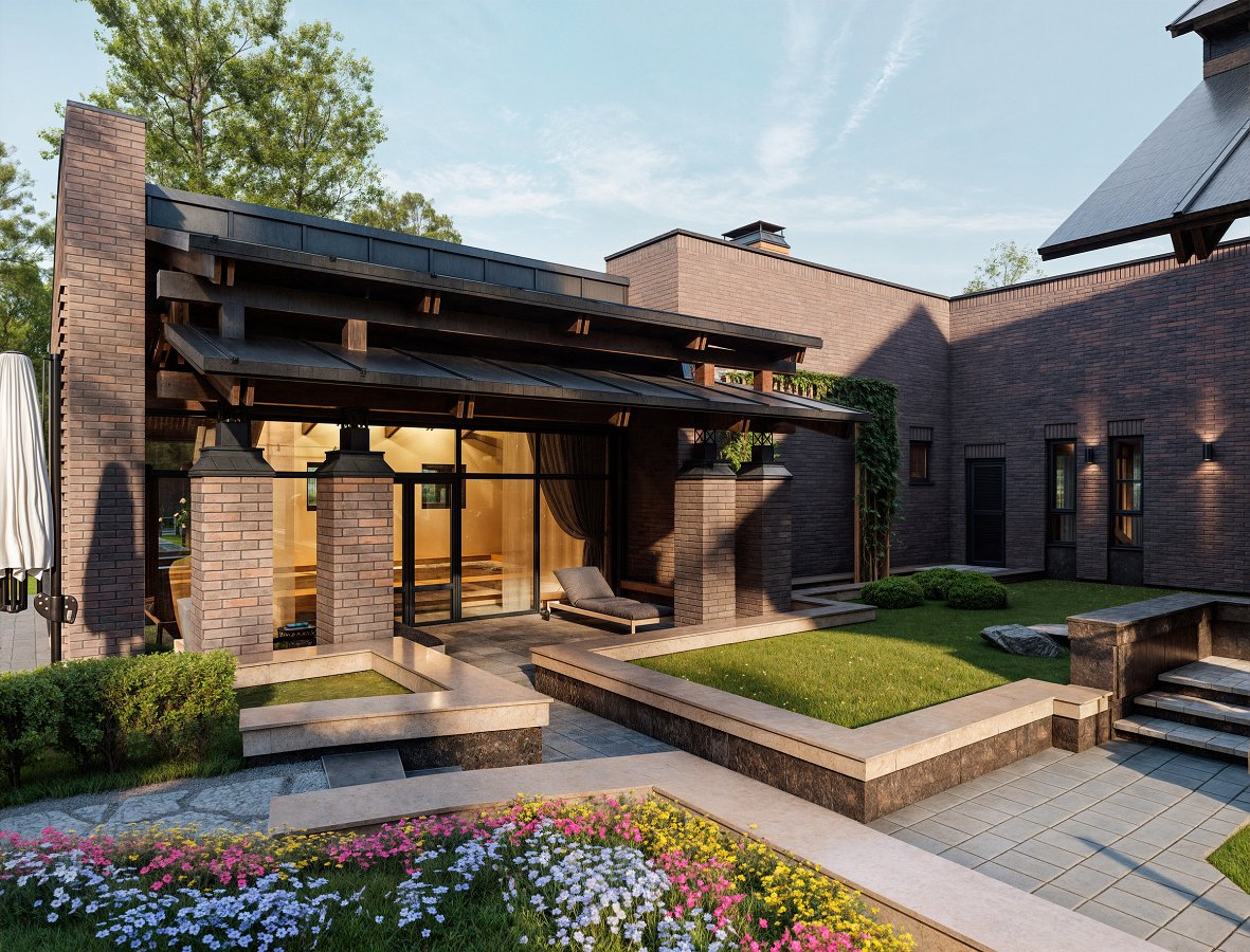 Projet architectural d'une maison individuelle en brique_5 
