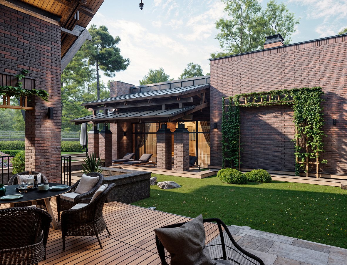 Projet architectural d'une maison individuelle en brique_6 