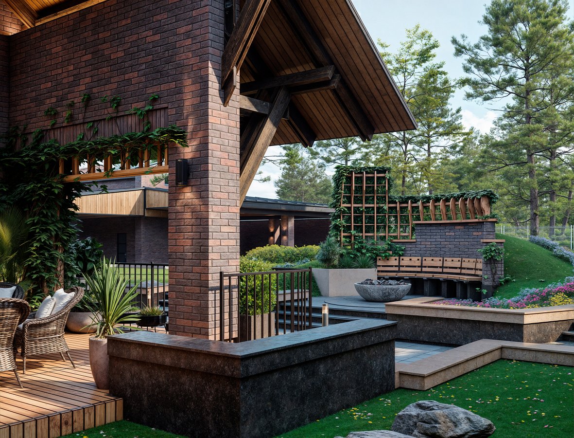 Projet architectural d'une maison individuelle en brique_7 