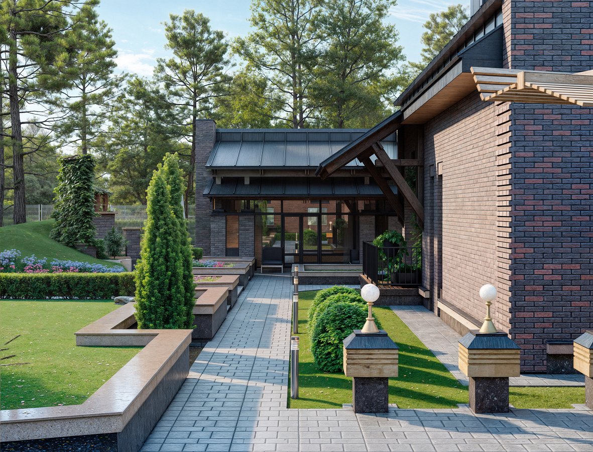 Projet architectural d'une maison individuelle en brique_9 