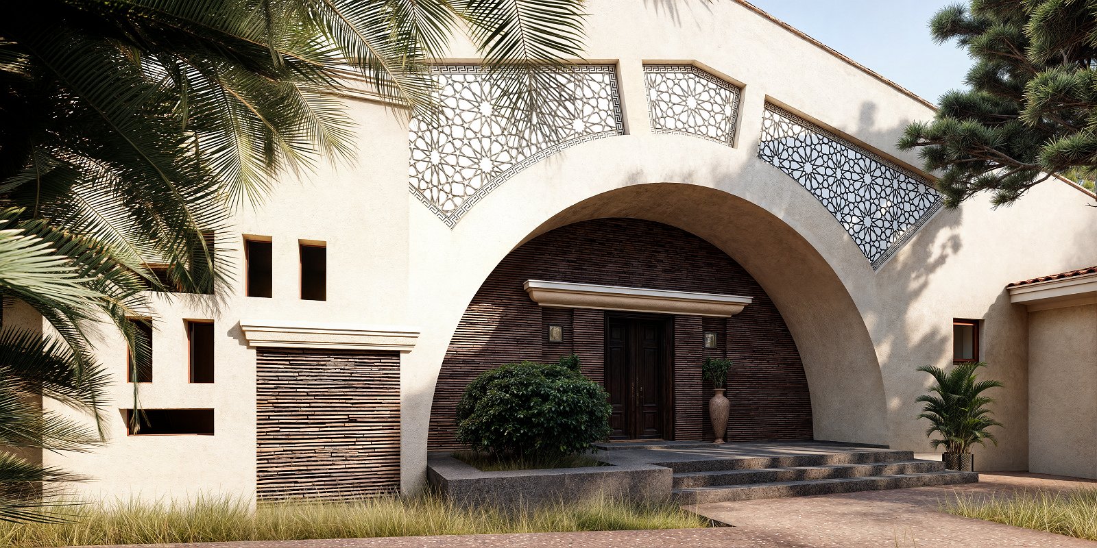 Projet architectural de la maison privée 'Cour Romaine'_10 