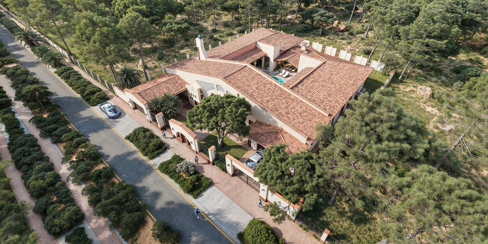 Projet architectural de la maison privée 'Cour Romaine'_20 