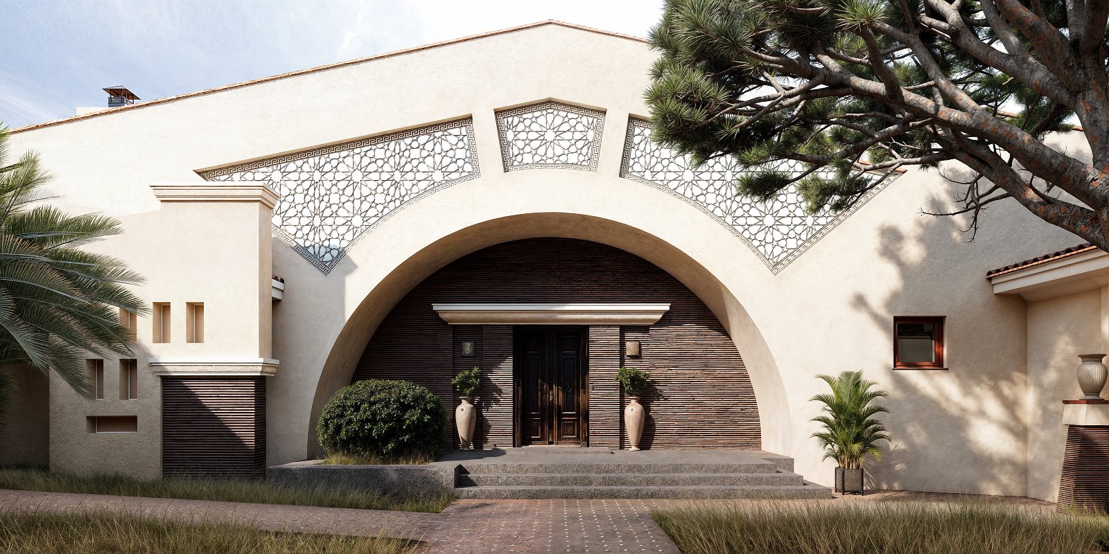 Projet architectural de la maison privée 'Cour Romaine'_5 