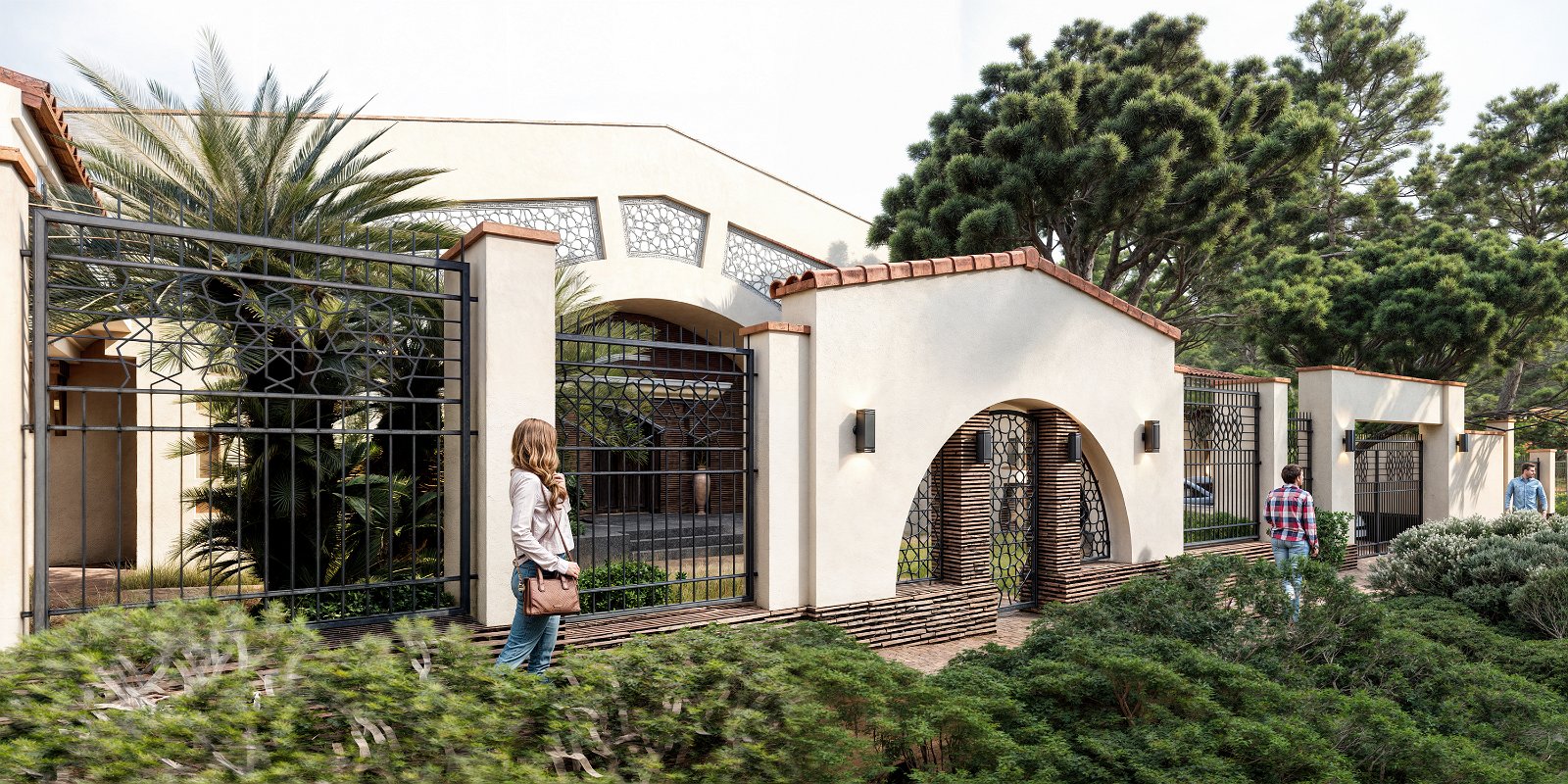 Projet architectural de la maison privée 'Cour Romaine'_6 