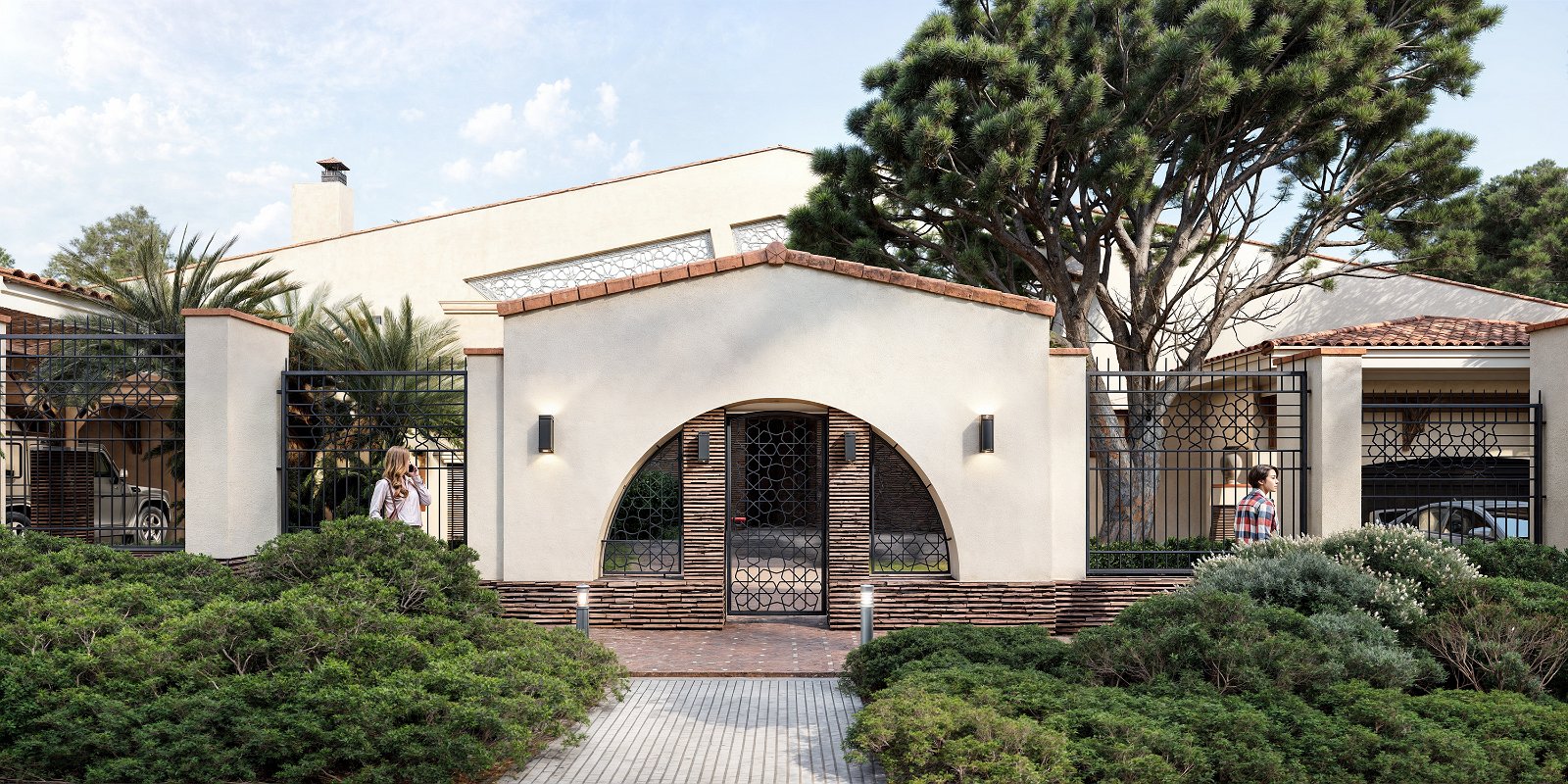 Projet architectural de la maison privée 'Cour Romaine'_8 