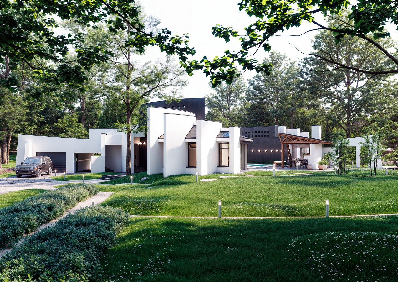 Projet architectural pour une personne privée - 'Maison Ronde_1 