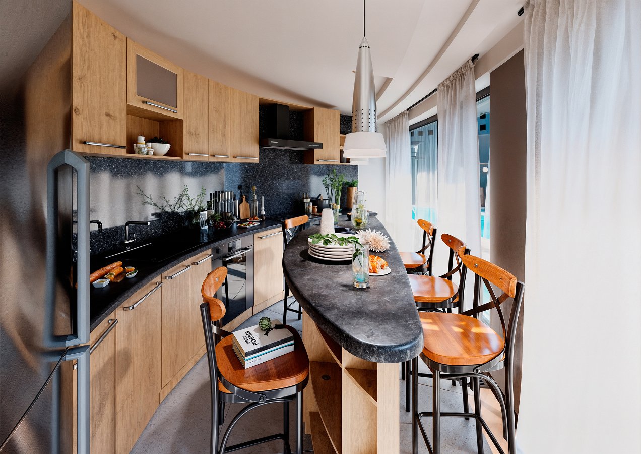 Projet architectural pour une personne privée - 'Maison Ronde_11 