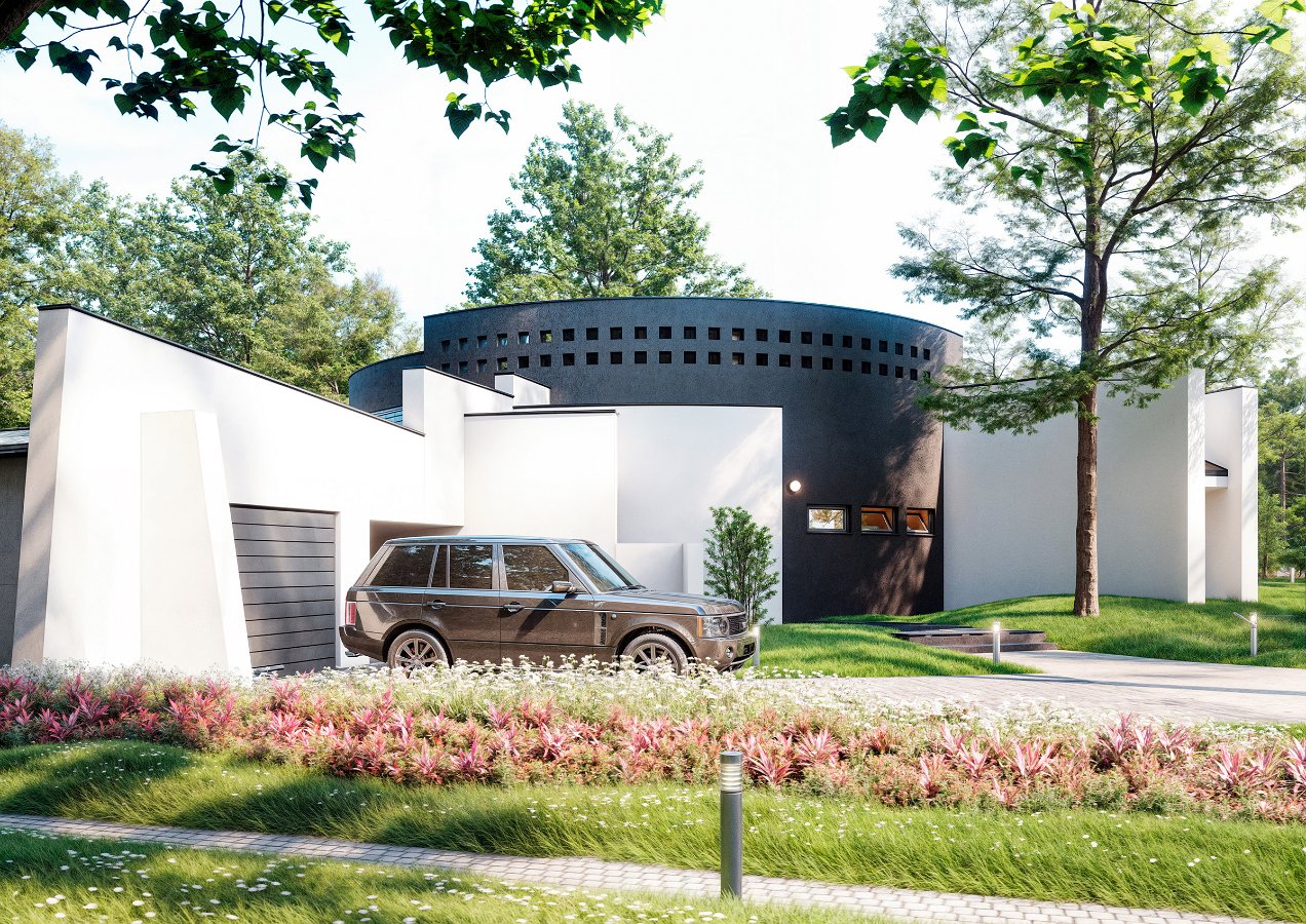 Projet architectural pour une personne privée - 'Maison Ronde_6 