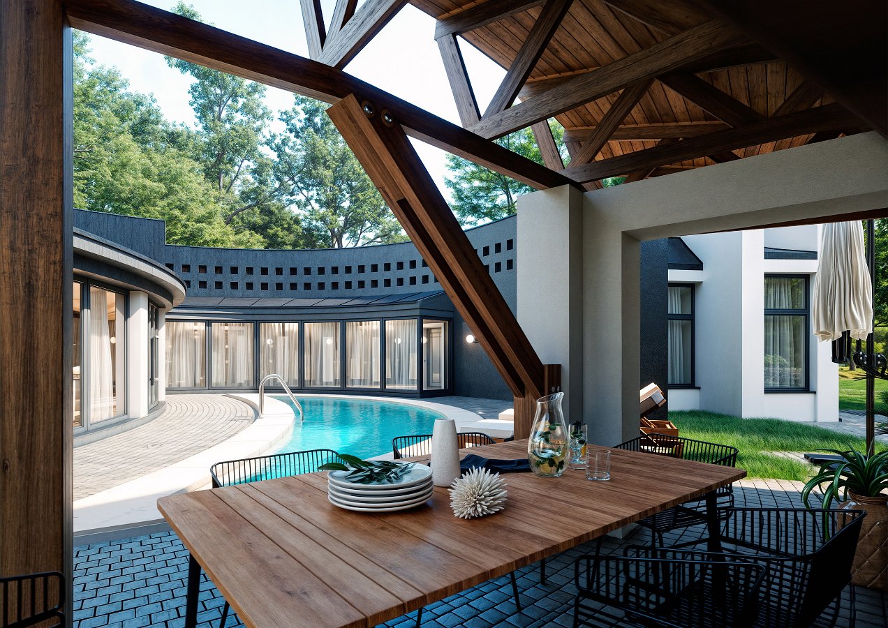Projet architectural pour une personne privée - 'Maison Ronde_7 
