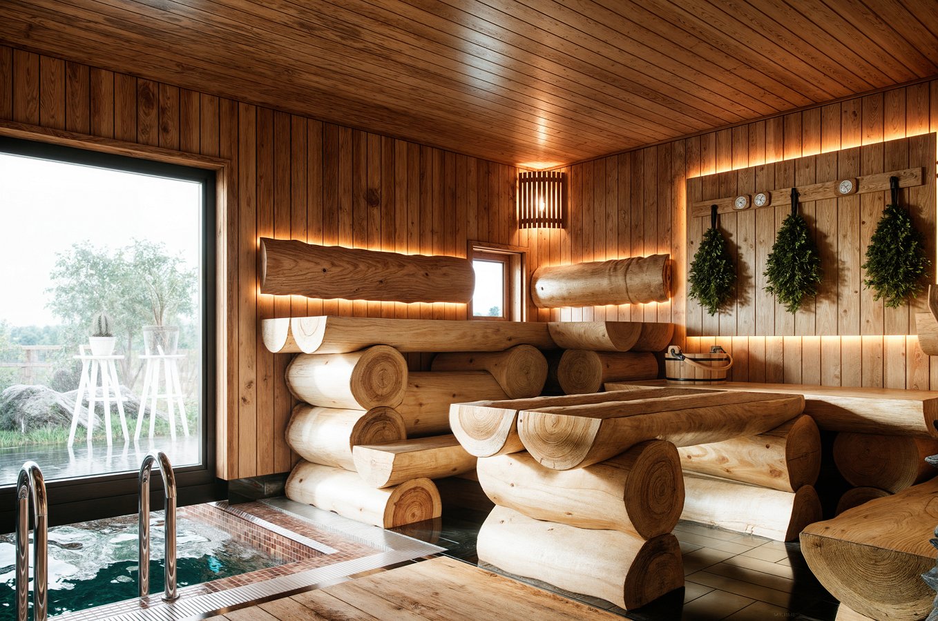 Projet de création d'un sauna 