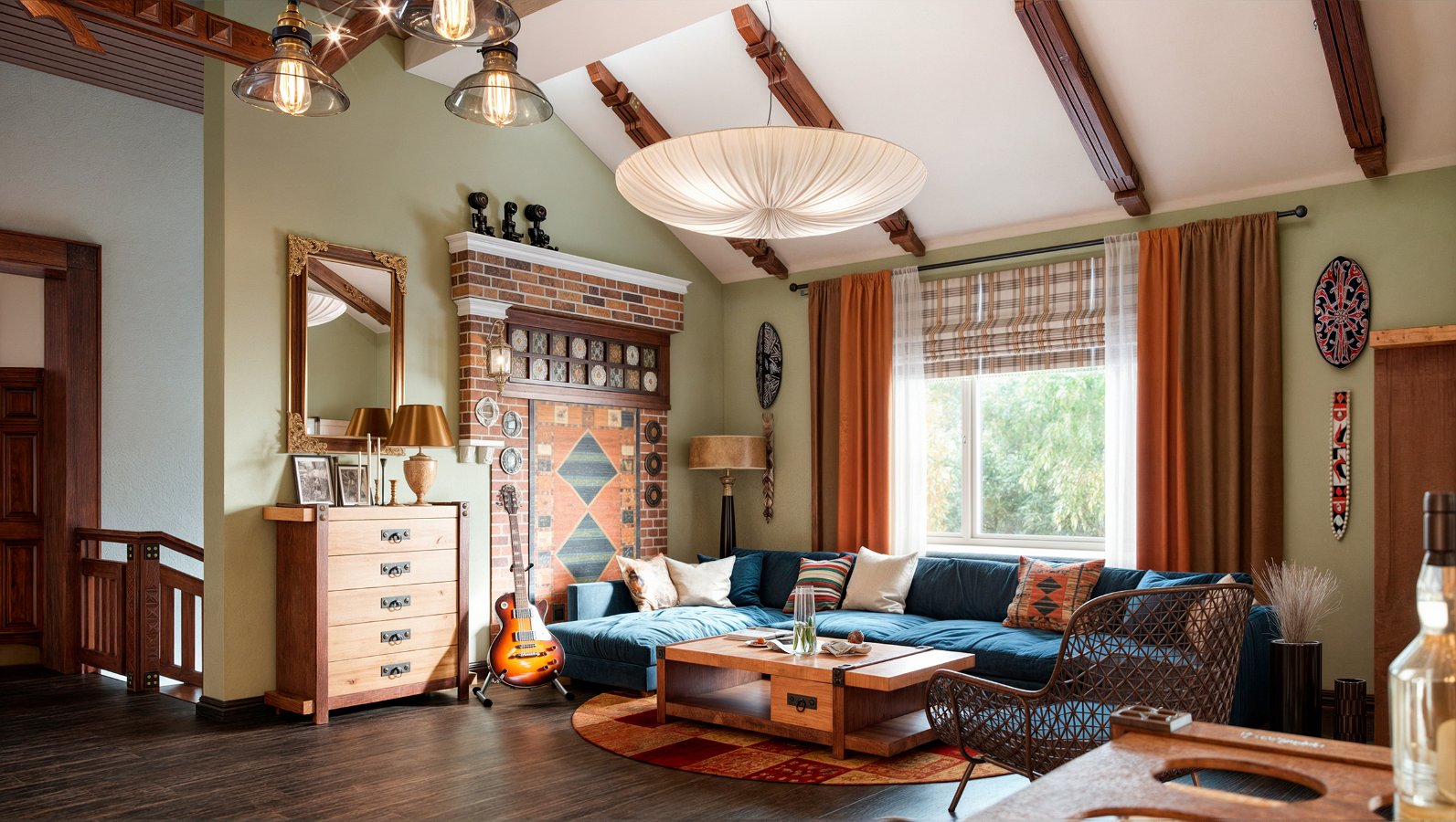 Projet de design d'intérieur d'un ranch à la campagne_3 