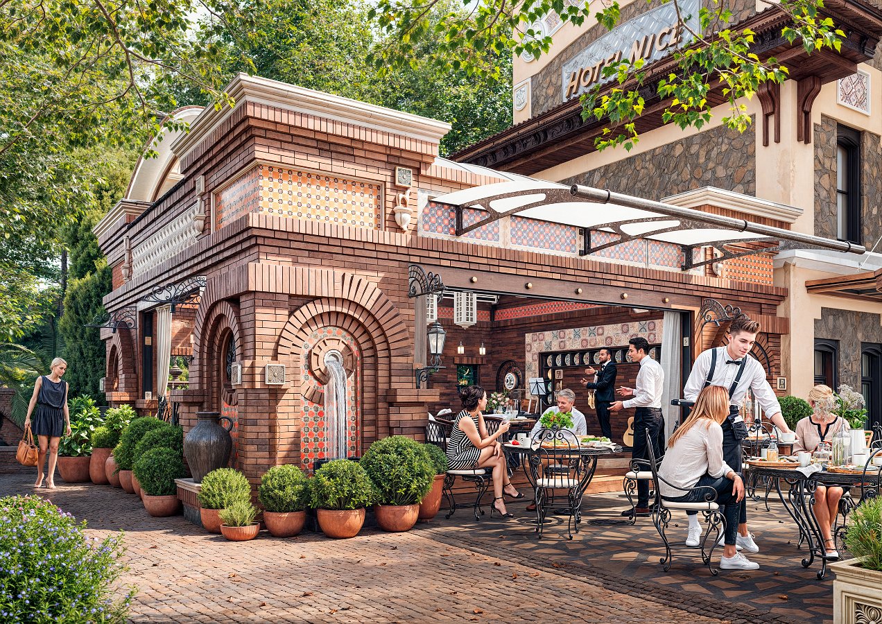Projet de la partie extérieure d'un restaurant à Nice_1 