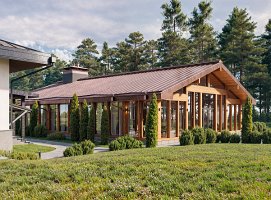 Concept de pavillon privé en bois lamellé-collé_3