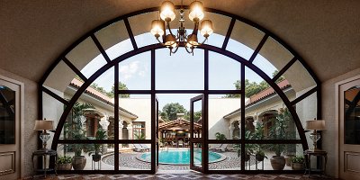 Projet architectural de la maison privée 'Cour Romaine'_11