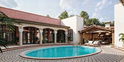 Projet architectural de la maison privée 'Cour Romaine'_15