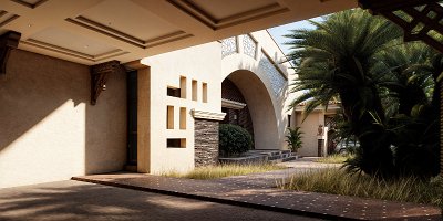 Projet architectural de la maison privée 'Cour Romaine'_9