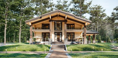 Projet de maison en bois lamellé-collé_2